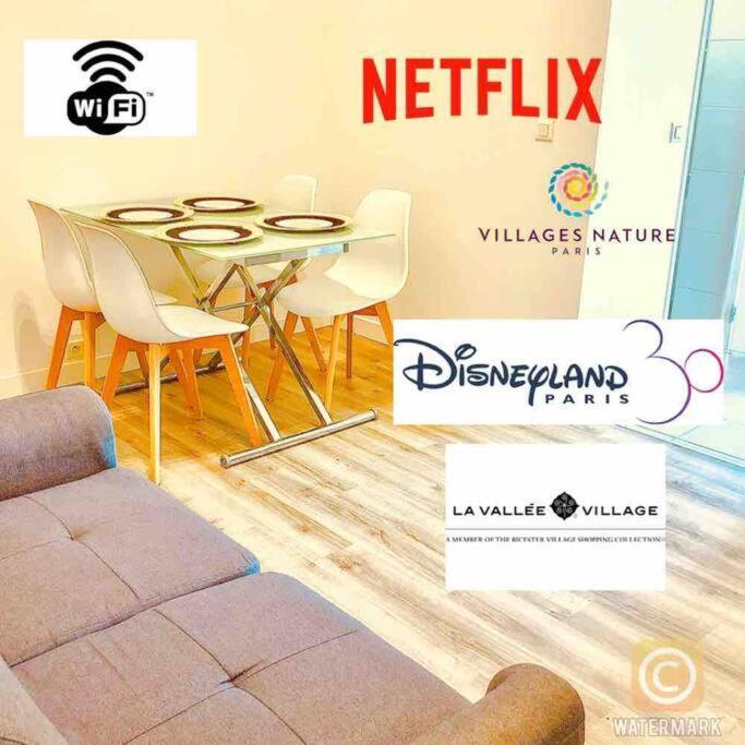 Appartement Cosy Proche Disney Vaires-sur-Marne Exterior foto